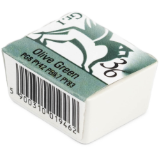 Renesans Watercolour Pan 1.5 ml – 36 Olive Green