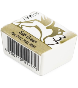 Renesans AKWARELE W KOSTKACH 1,5 ml 37 ZIELEŃ SOCZYSTA 