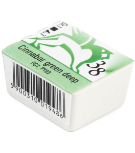 Renesans Watercolour Pan 1.5 ml – 38 Dark Viridian