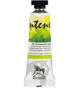 Renesans Intense Watercolour Paint 15 ml – 39 Permanent Green