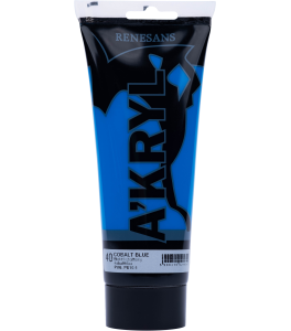 Renesans A'KRYL Farba akrylowa 200 ml 40 BŁĘKIT KOBALTOWY