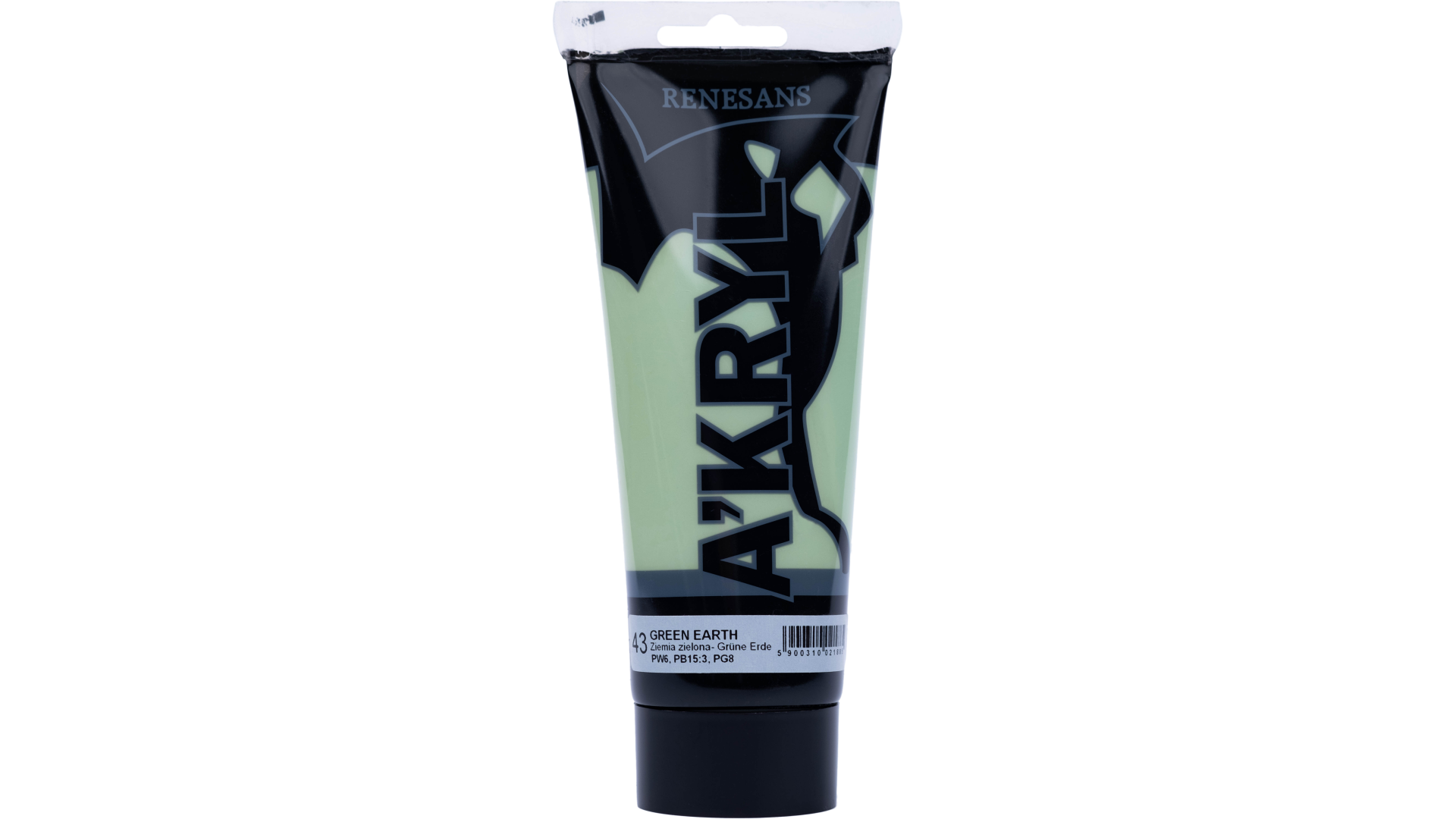 Renesans A'KRYL Farba akrylowa 200 ml 43 ZIEMIA ZIELONA