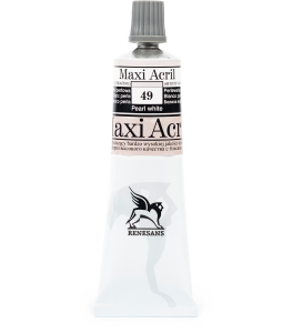 Renesans MAXI ACRYLIC 60 ml 49 METALLIC PEARL WHITE