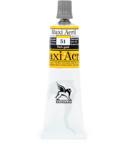 Renesans MAXI ACRYLIC 60 ml 51 METALLIC GOLD RICH