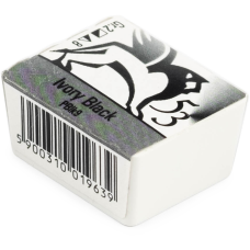 Renesans Watercolour Pan 1.5 ml – 53 Ivory Black