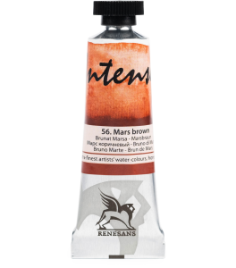 Renesans Intense Watercolour Paint 15 ml – 56 Mars Brown