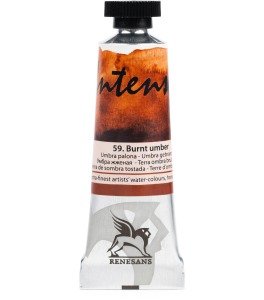 Renesans Intense Watercolour Paint 15 ml – 59 Burnt Umber