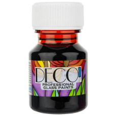 Renesans Farby do szkła Deco 30 ml Czerwona 131