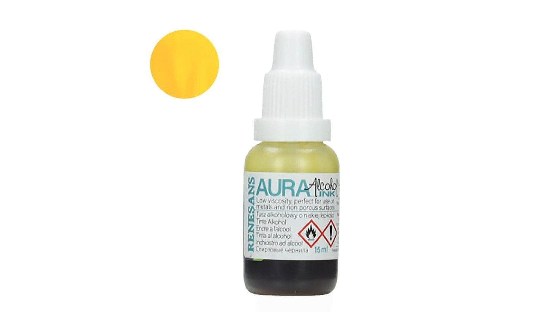 Renesans AURA tusze alkoholowe 15 ml Żółty ciemny 111