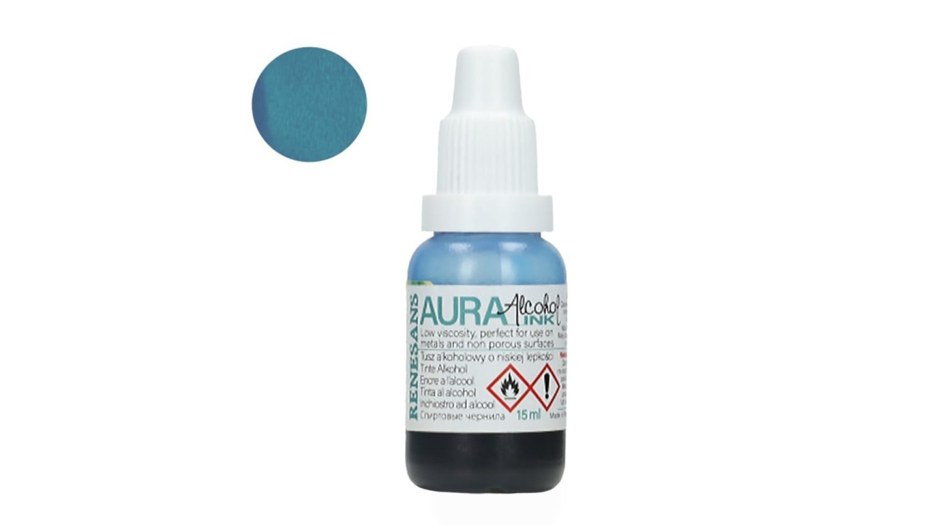 Renesans AURA tusze alkoholowe 15 ml Cyjan 120