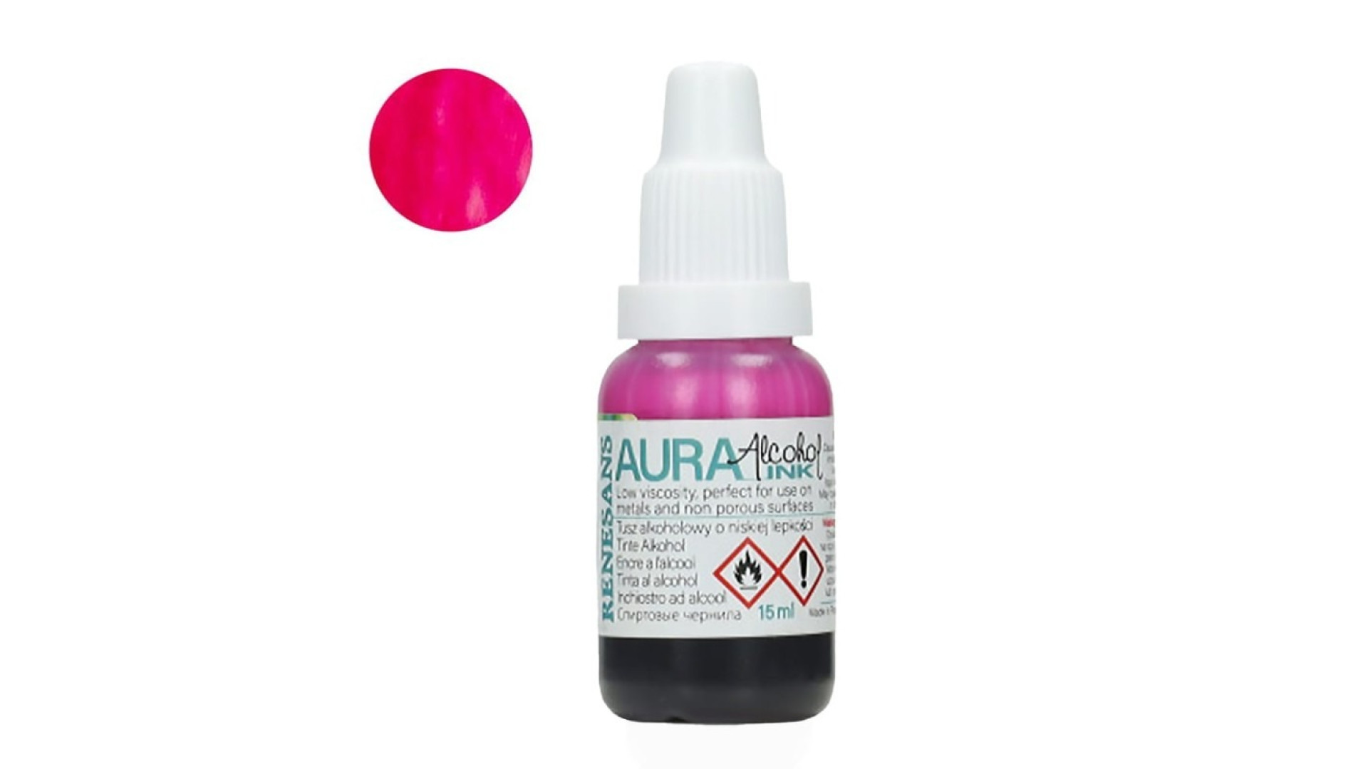 Renesans AURA tusze alkoholowe 15 ml Magenta 130