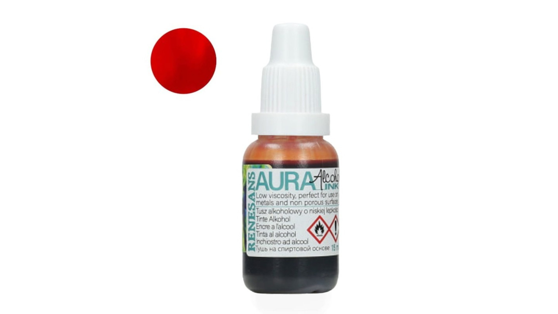 Renesans AURA tusze alkoholowe 15 ml Vermilion 131