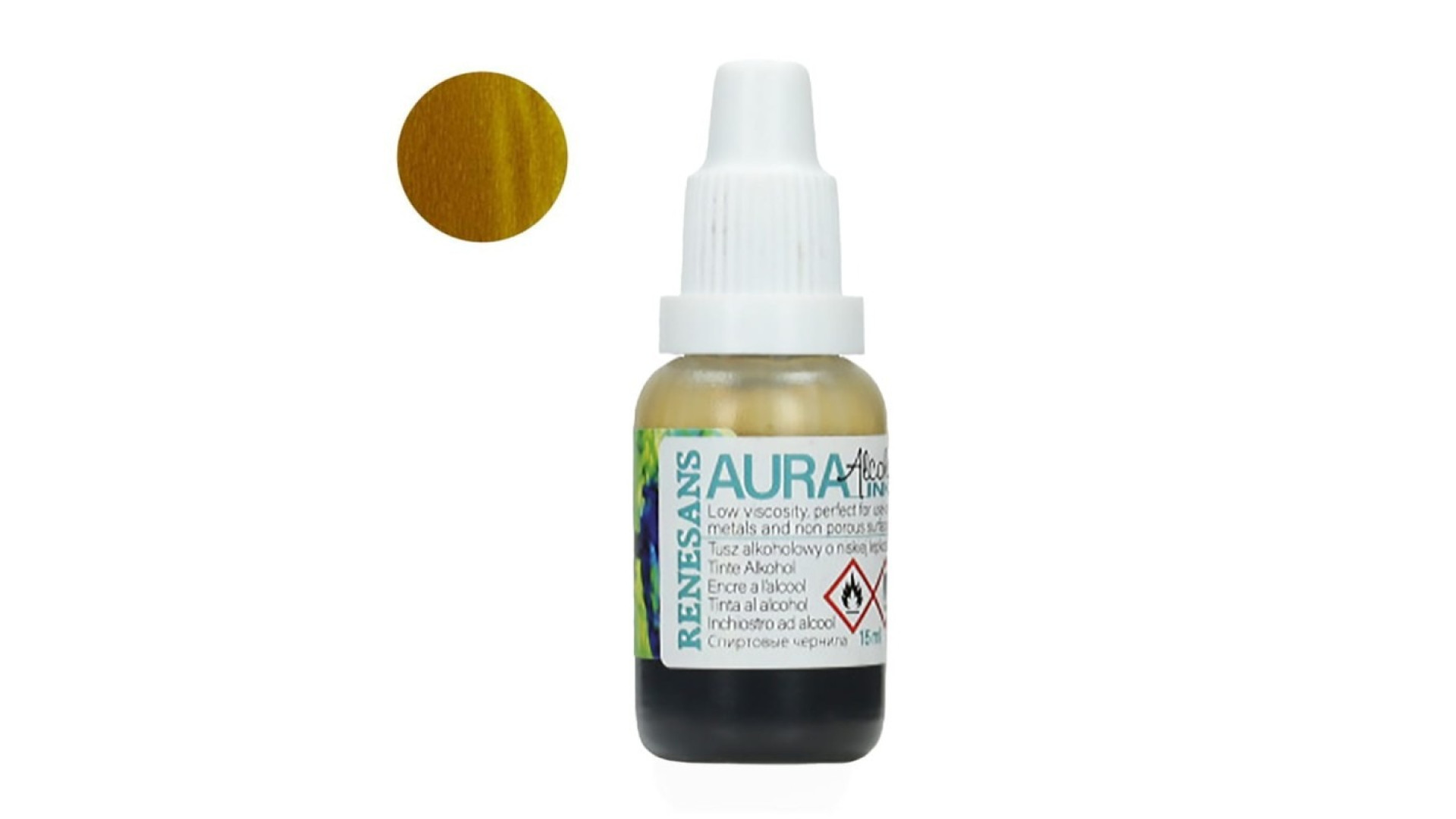 Renesans AURA tusze alkoholowe 15 ml Ochra 140