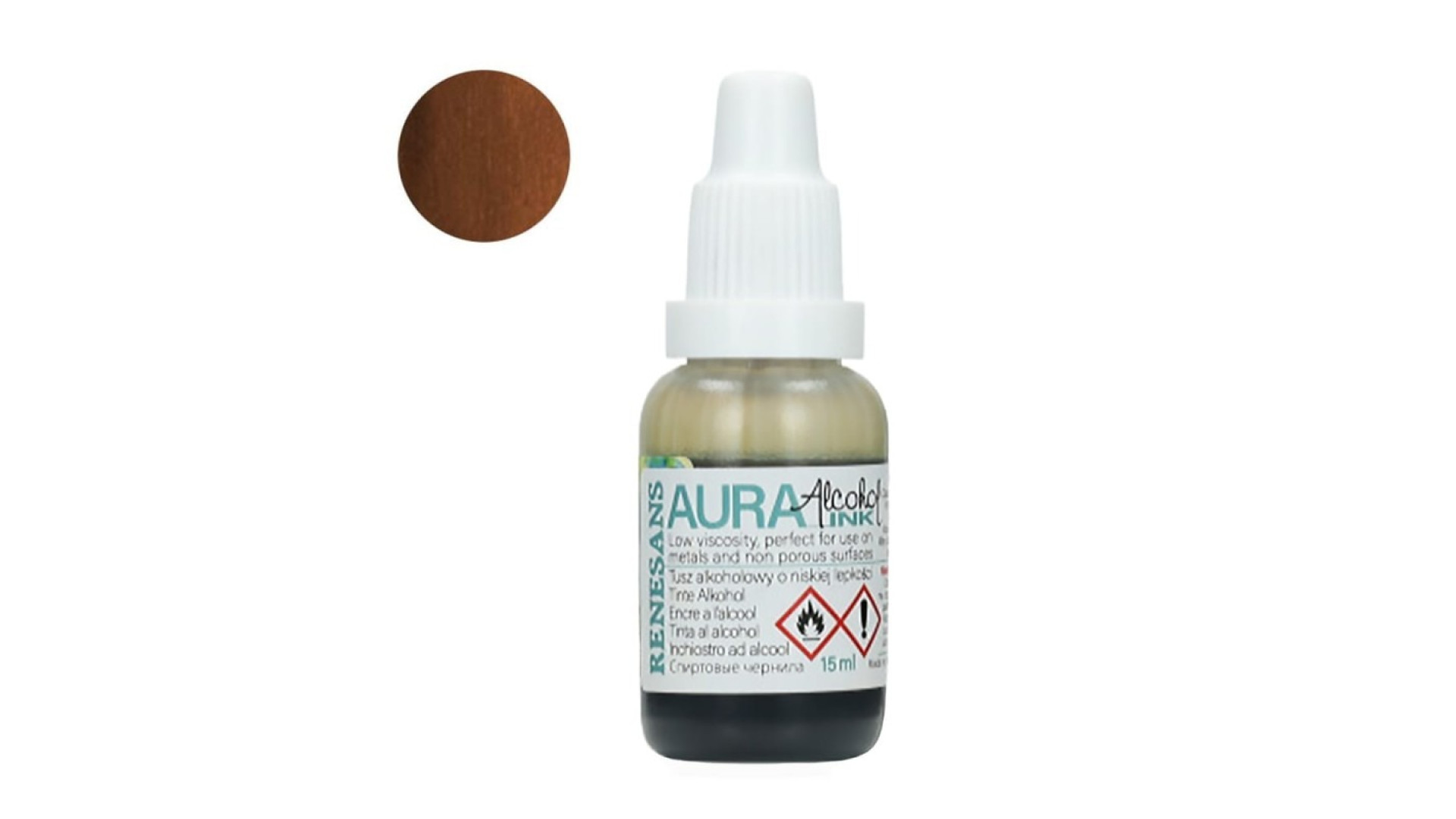 Renesans AURA tusze alkoholowe 15 ml Brąz 141
