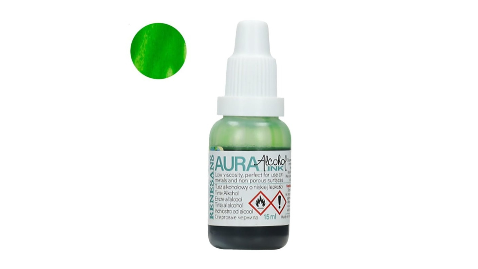 Renesans AURA tusze alkoholowe 15 ml Zieleń jasna 150