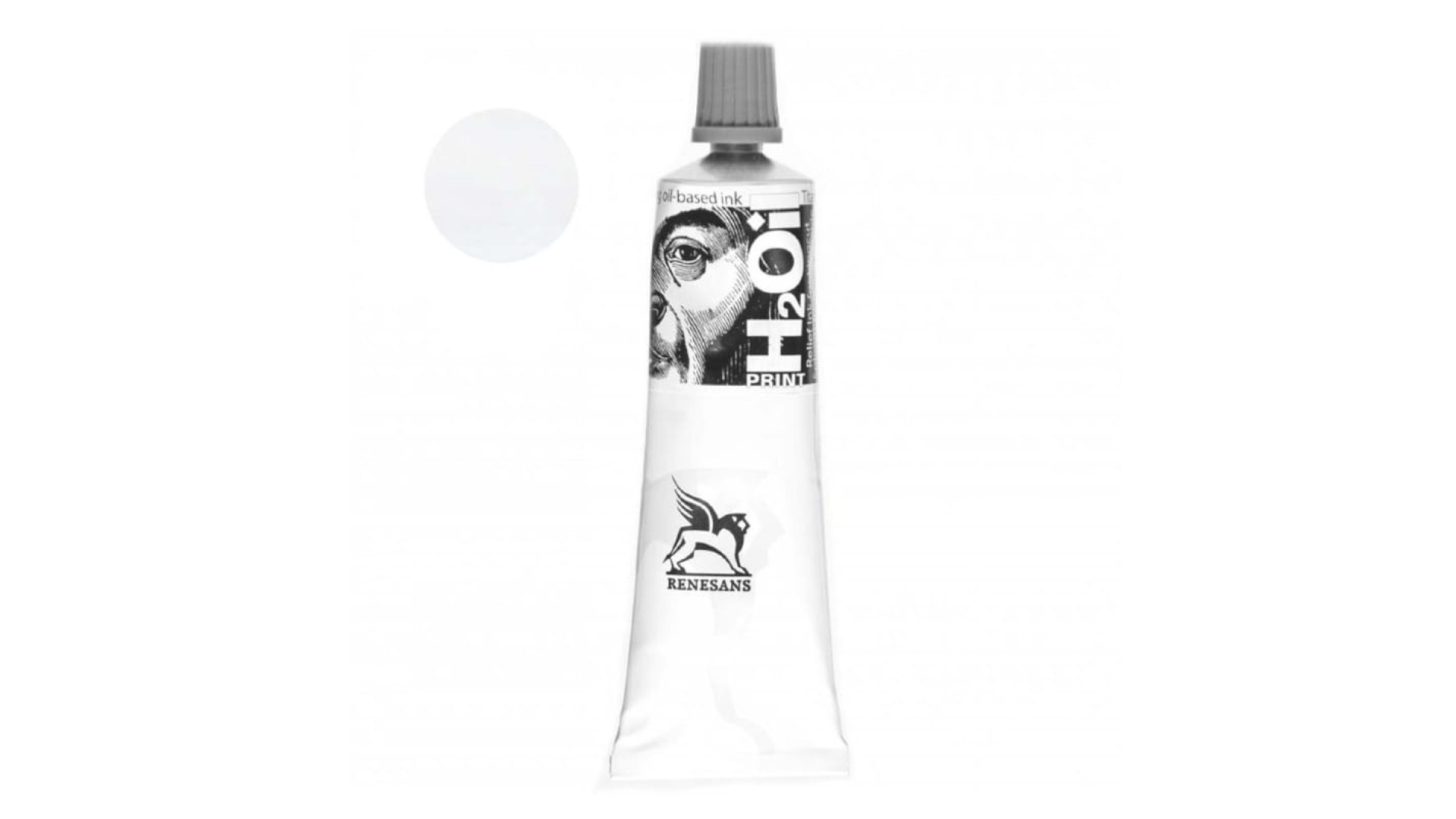 Renesans Farba olejna H2OilPrint do druku wypukłego 60 ml Biel tytanowa 01