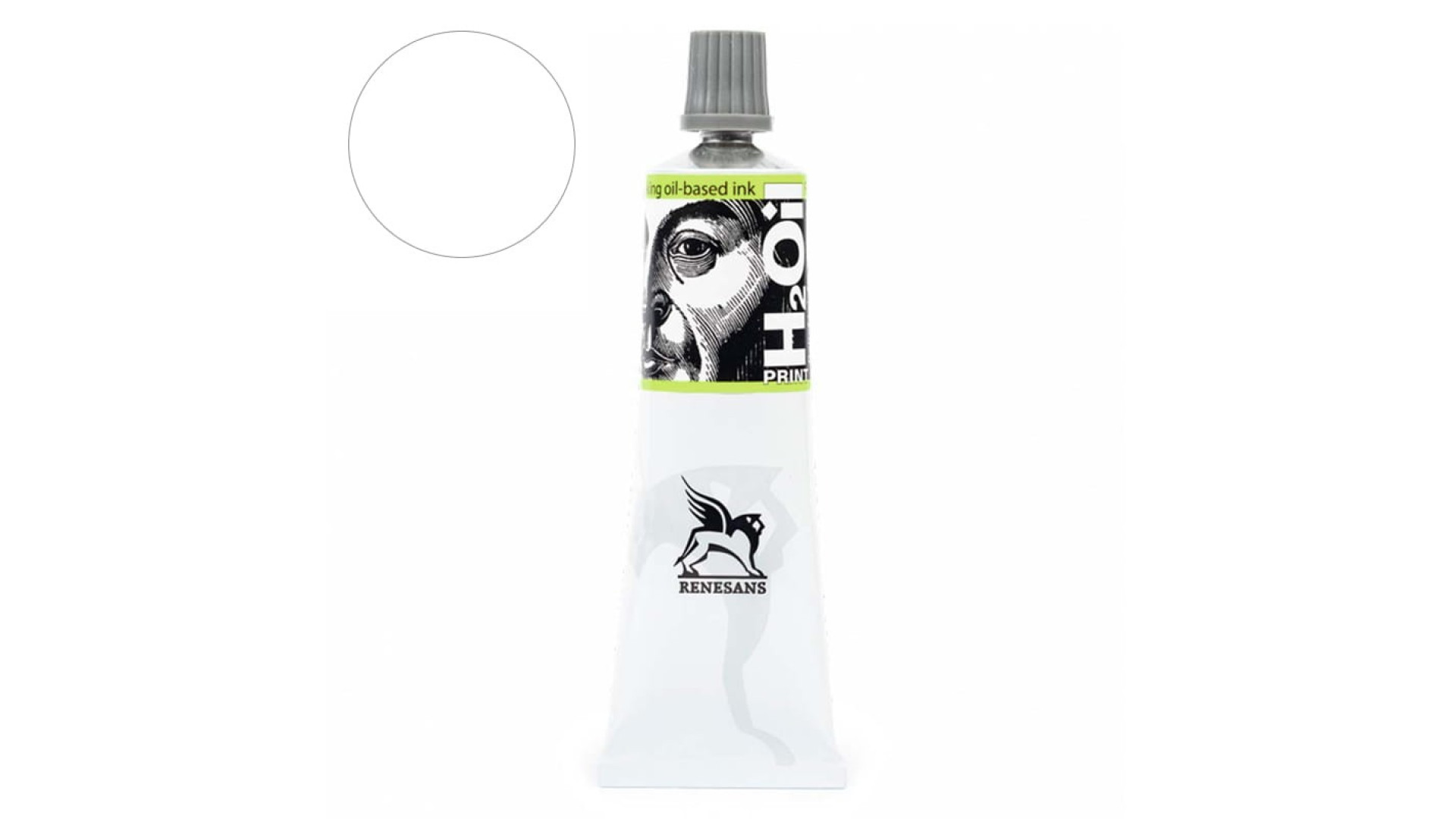 Renesans Farba olejna H2OilPrint do druku wypukłego 60 ml Baza Transparentna 00