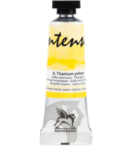 Renesans Intense Watercolour Paint 15 ml – 6 Titanium Yellow