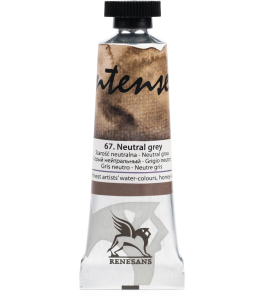 Renesans Intense Farba akwarelowa 15 ml 67 SZAROŚĆ NEUTRALNA 