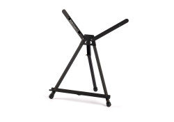 Renesans Sztaluga Plenerowa Aluminiowa w pokrowcu, 40 cm, Czarny