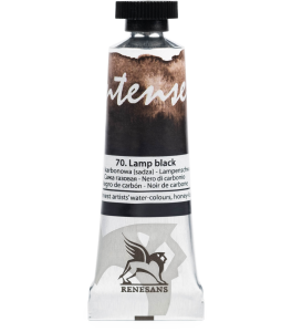 Renesans Intense Watercolour Paint 15 ml – 70 Carbon Black 