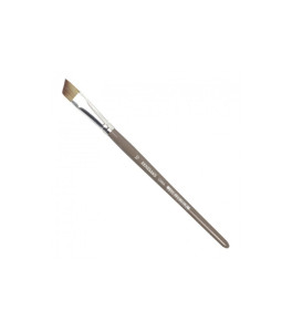 Renesans Pędzel syntetyczny, skośny J1200A Nr 10 krótka rączka caffe-latte