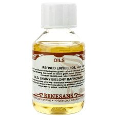 Renesans Bleached Refined Linseed Oil for Oil Painting 100 ml