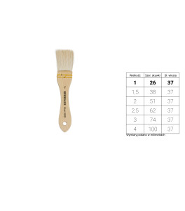 Renesans Hake Brush, Goat Hair J8021S-1, Short Handle