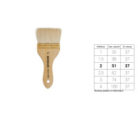 Renesans Hake Brush, Goat Hair J8021S-2, Short Handle