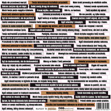 ScrapLove Sticker TEXT 12, 24x24 cm