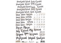 ScrapLove Planner Sticker BUJO BASIC 1, 15x21 cm
