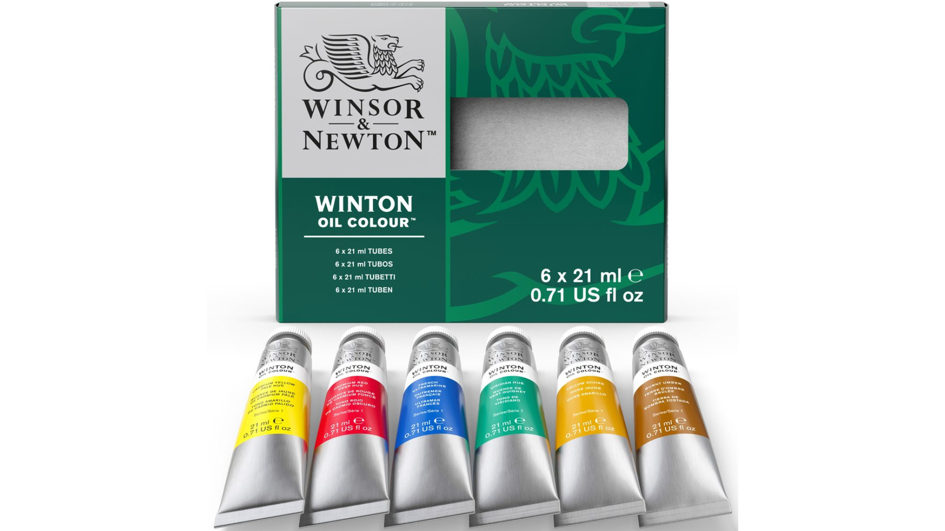 Winsor&Newton Winton Oil Colour Tube Set 6x21ml