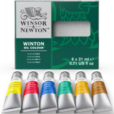 Winsor&Newton Winton Oil Colour Tube Set 6x21ml