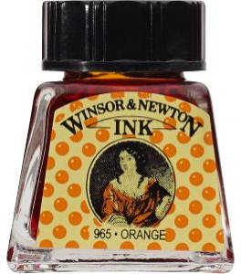 Winsor&Newton Drawing Ink 14ml Orange