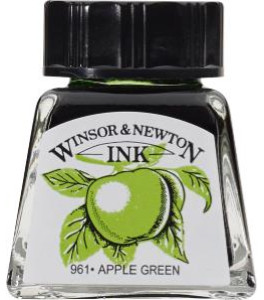 Winsor&Newton Tusz Rysunkowy 14ml Apple Green