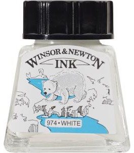 Winsor&Newton Drawing Ink 14ml White