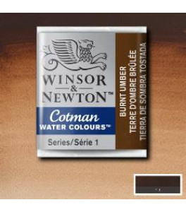 Winsor&Newton Cotman Water Colour Half pan Burnt Umber