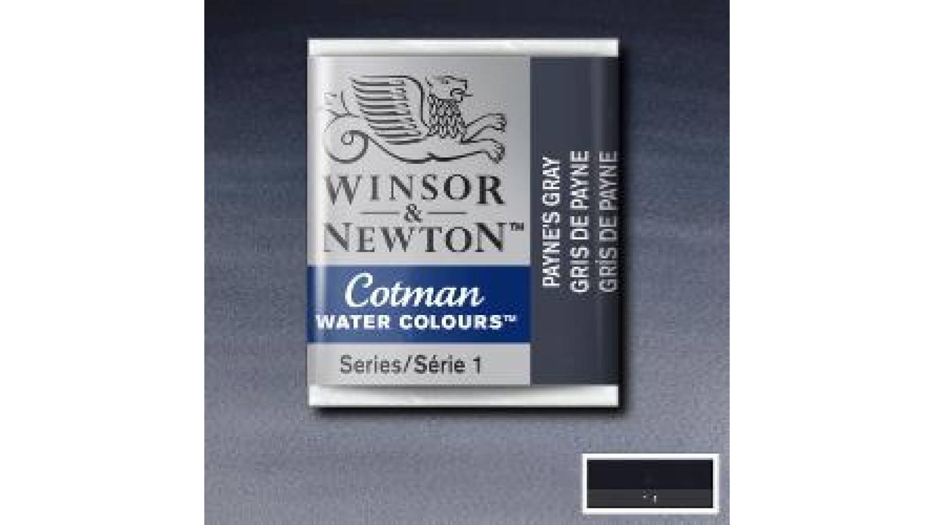Winsor&Newton Cotman Water Colour Half pan Paynes Gray
