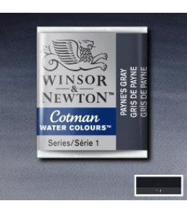 Winsor&Newton Cotman Farba akwarelowa Paynes Grey 1/2 kostki