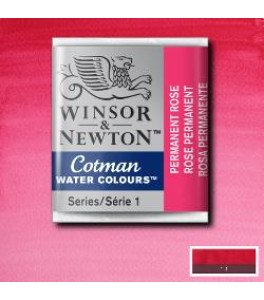 Winsor&Newton Cotman Water Colour Half pan Permanent Rose
