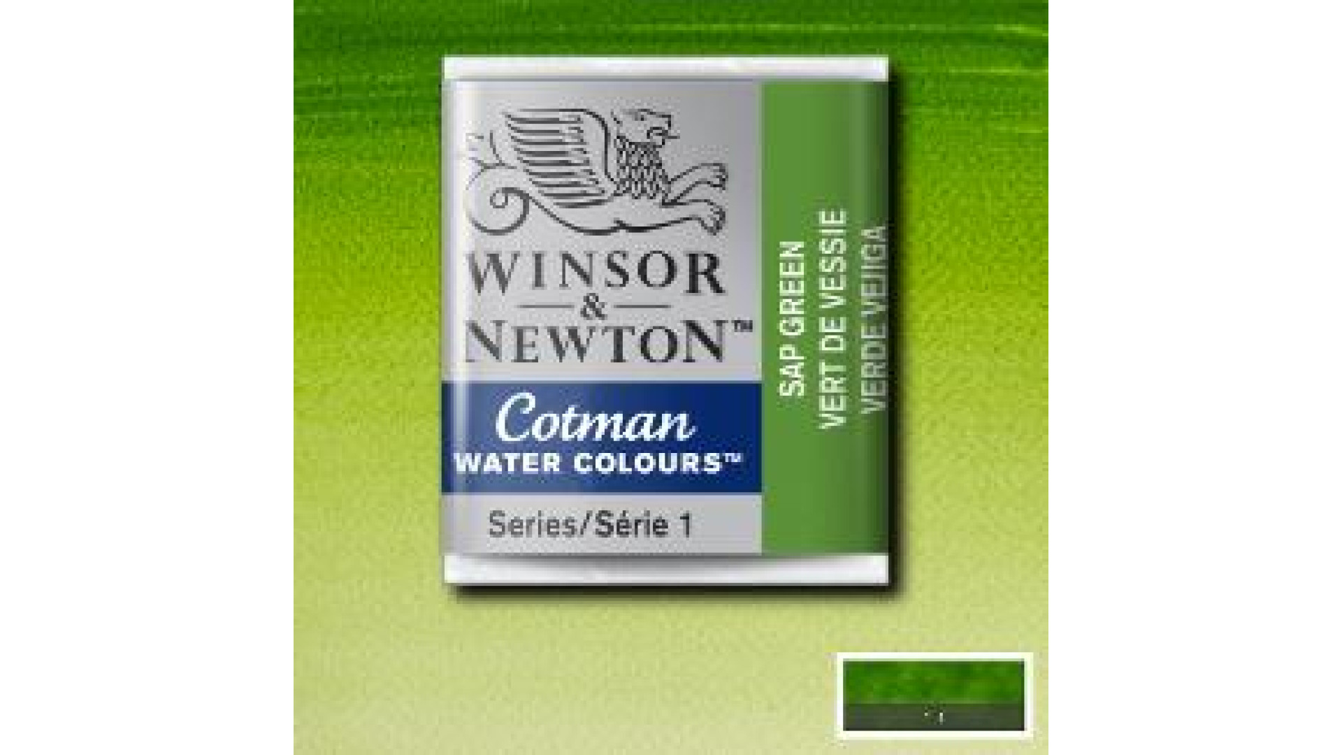 Winsor&Newton Cotman Farba akwarelowa Sap Green 1/2 kostki