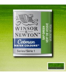 Winsor&Newton Cotman Water Colour Half pan Sap Green