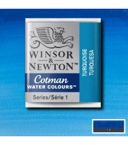 Winsor&Newton Cotman Farba akwarelowa Turquoise 1/2 kostki