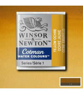 Winsor&Newton Cotman Farba akwarelowa Yellow Ochre 1/2 kostki