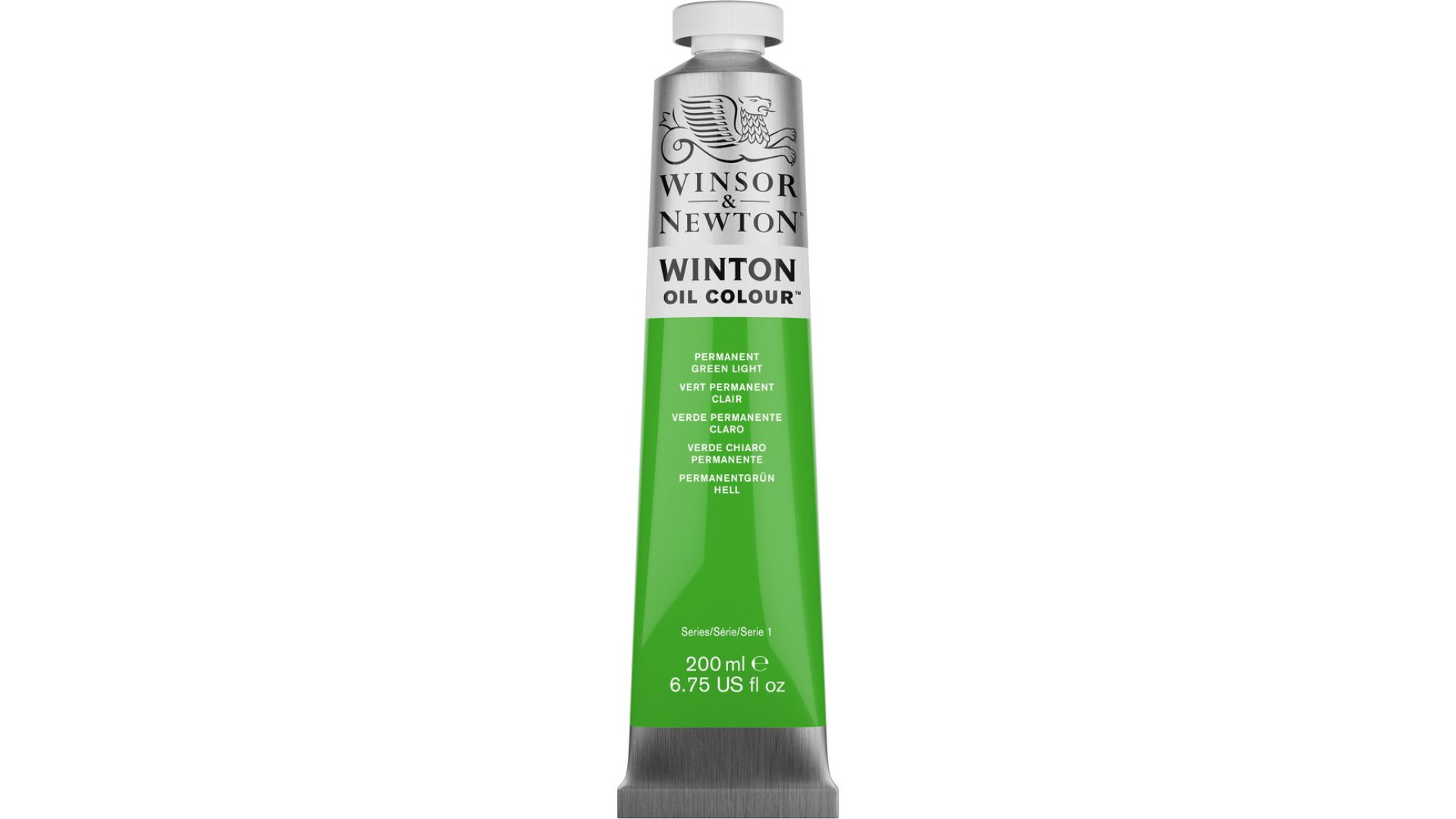 Winsor&Newton Winton Oil Colour 200ml Permanent Green Light