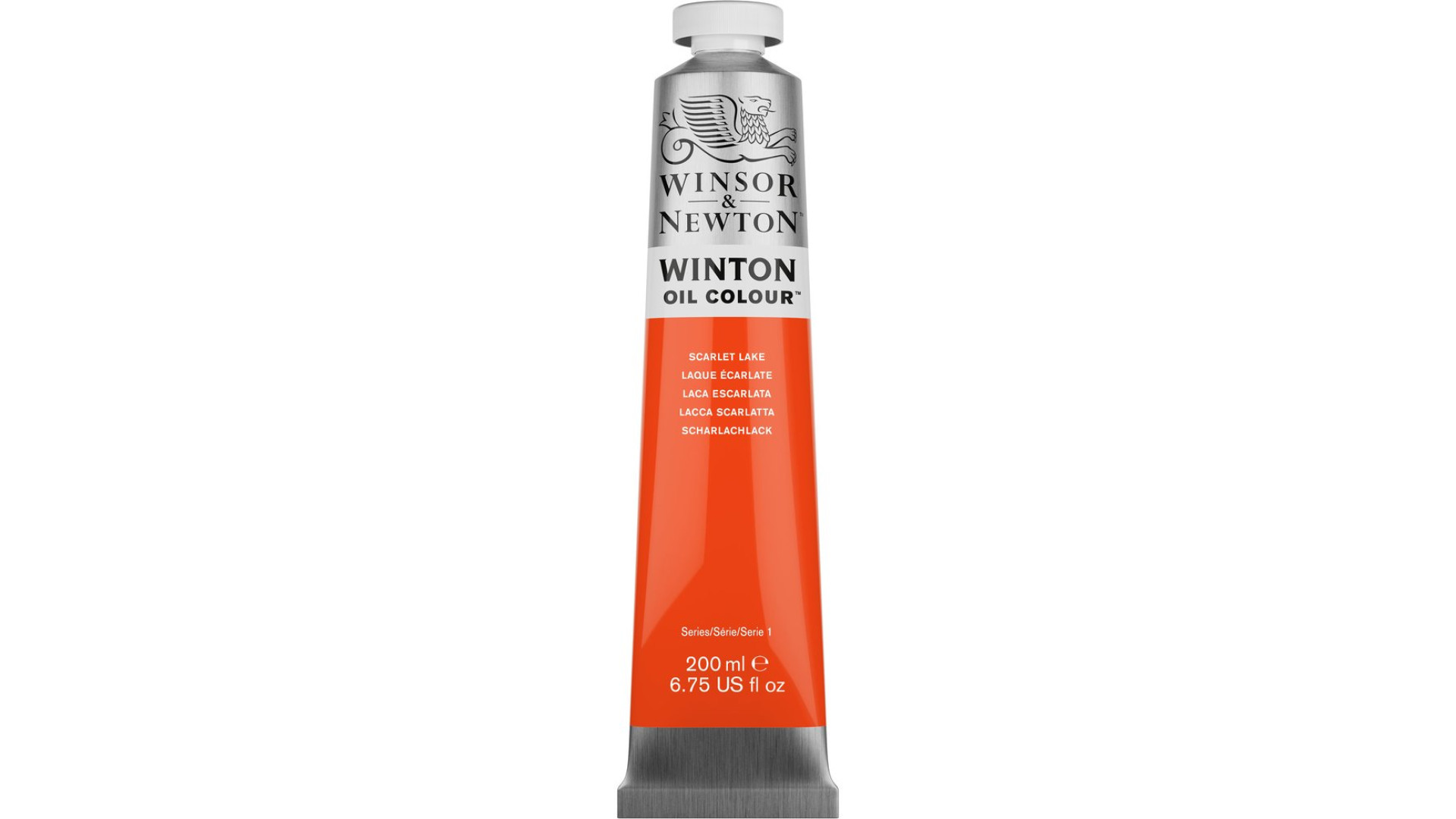 Winsor&Newton Winton Oil Colour 200ml Scarlet Lake