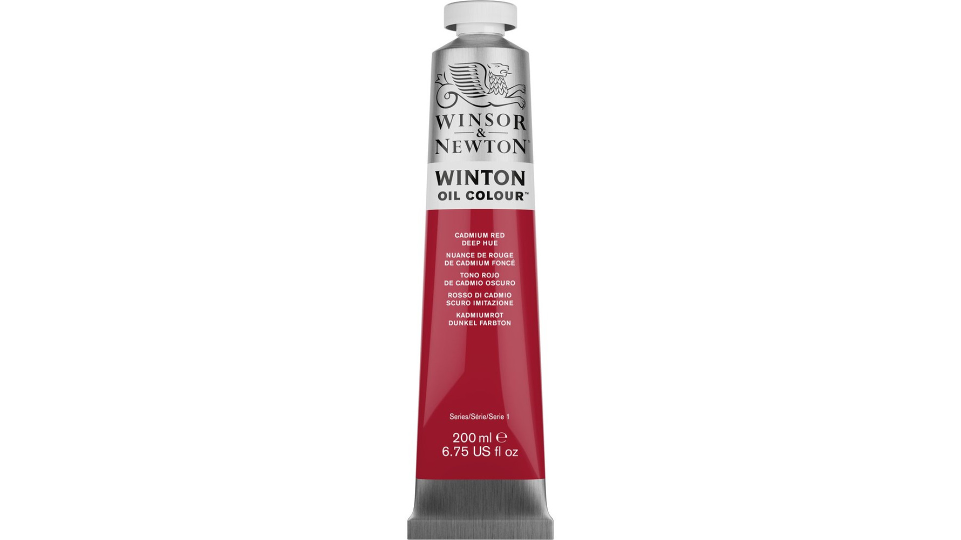 Winsor&Newton Winton Oil Colour 200ml Cadmium Red Deep Hue
