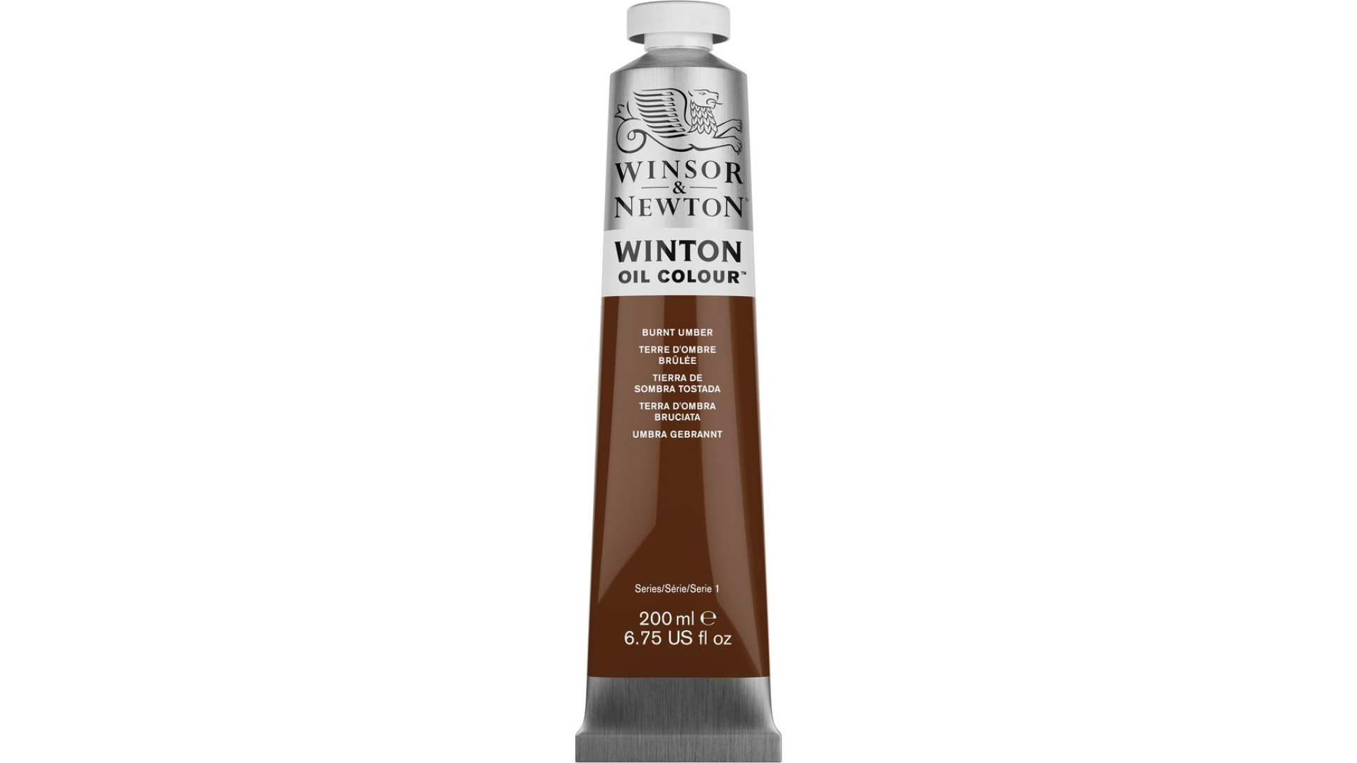 Winsor&Newton Winton Farba olejna 200ml Burnt Umber