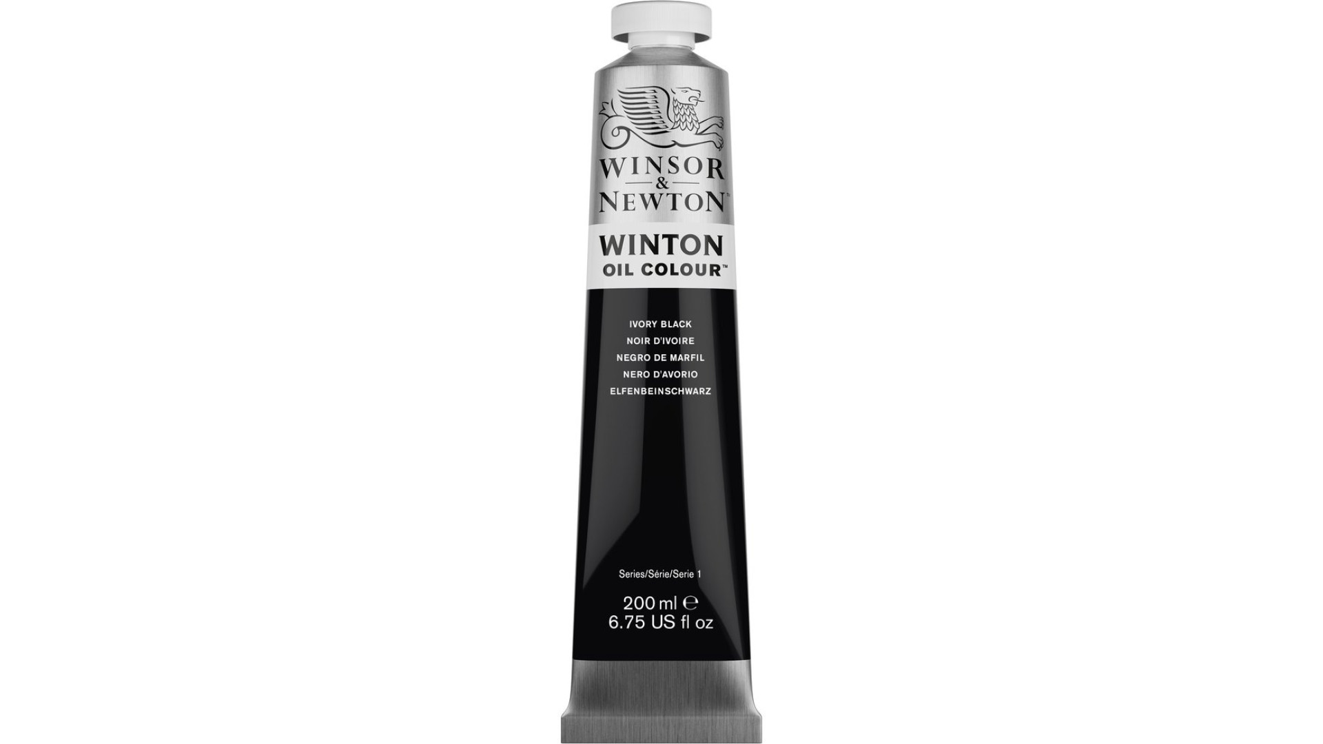Winsor&Newton Winton Oil Colour 200ml Ivory Black