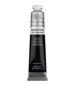 Winsor&Newton Winton Oil Colour 200ml Ivory Black